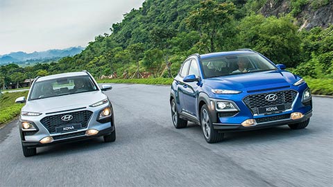 Hyundai Kona – động cơ vượt trội – đánh mạnh thị giác