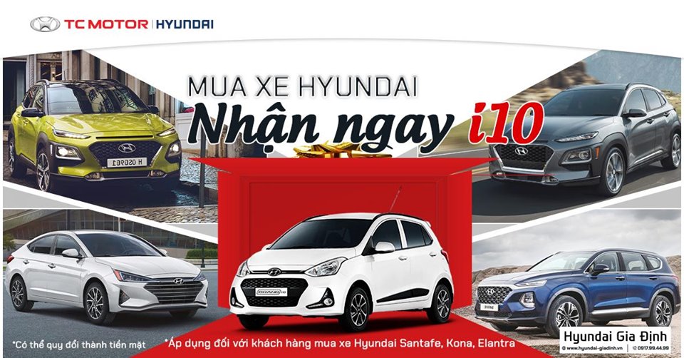 CHƯƠNG TRÌNH MUA XE HYUNDAI – TRÚNG NGAY I10