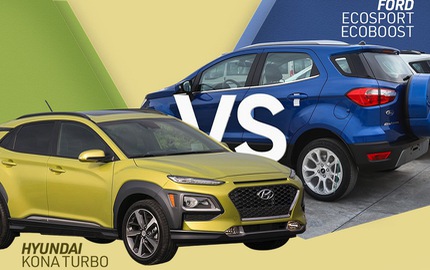 So sánh Hyundai Kona 2018 và Ford Ecosport 2018 mới